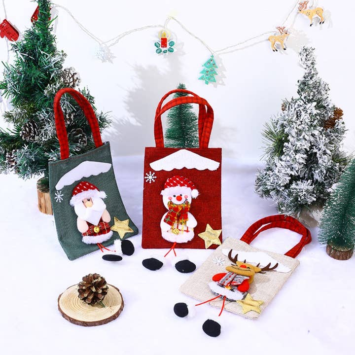 Funkyrel® Atzbranding Limited - Wholesale Christmas Decoration - Xris- Christmas Character Handbag with Festive Style