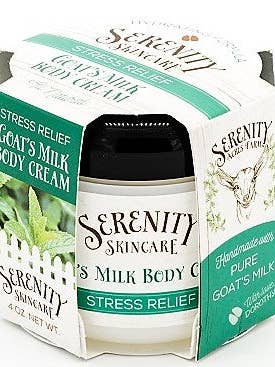 Goat's Milk Body Cream - Stress Relief for wholesale by Serenity Acres Farm