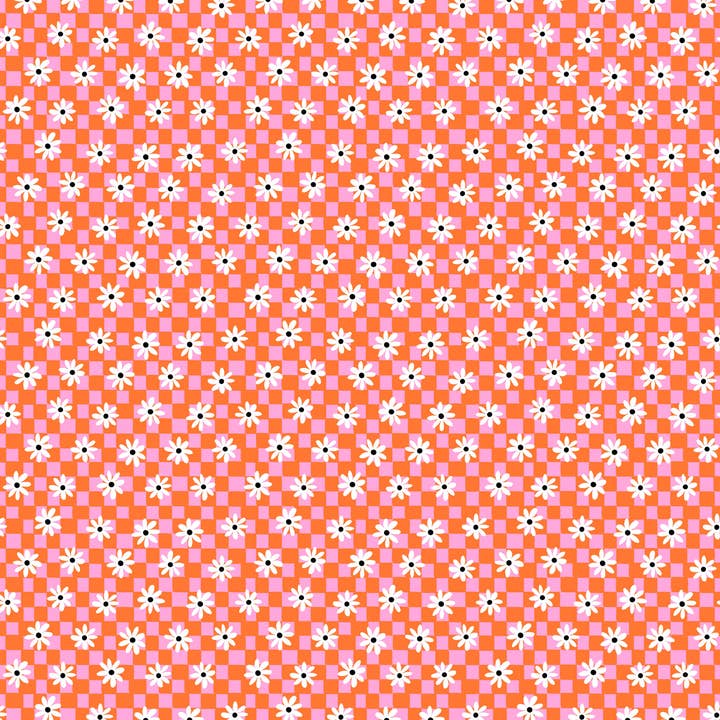 Daisy Check Wrapping Paper for wholesale by Ickaprint