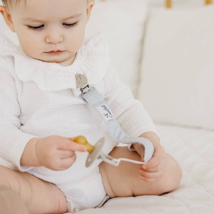 Copper Pearl - Wholesale Pacifier Clip - Baby - Binky Clips - Lennon2