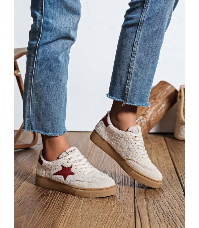 SWEET MAGIC SHOES & BAGS - Wholesale Lifestyle Sneakers - Women's - SUEDE CASUAL SNEAKERS WITH RUBBER SOLE