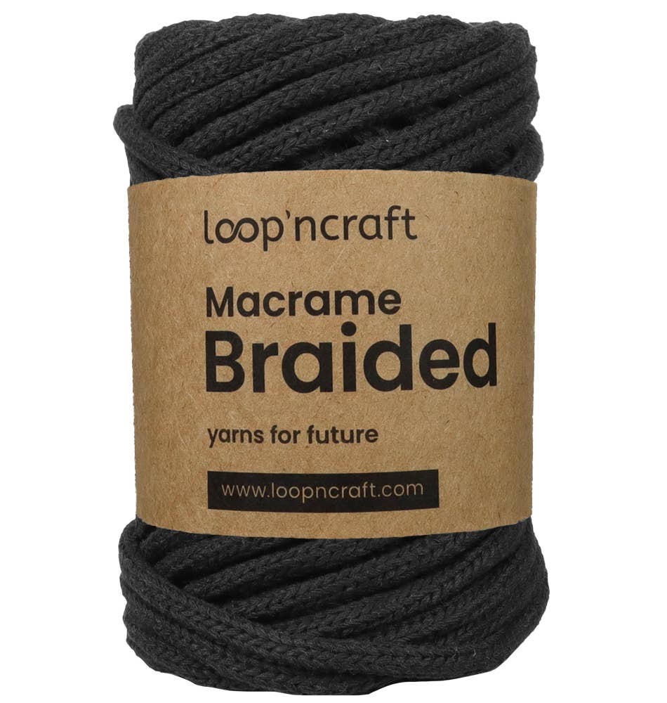 Loop'ncraft – Großhandel Garn – Loop'ncraft Macrame Geflochten 6 mm, Makramee Garn6