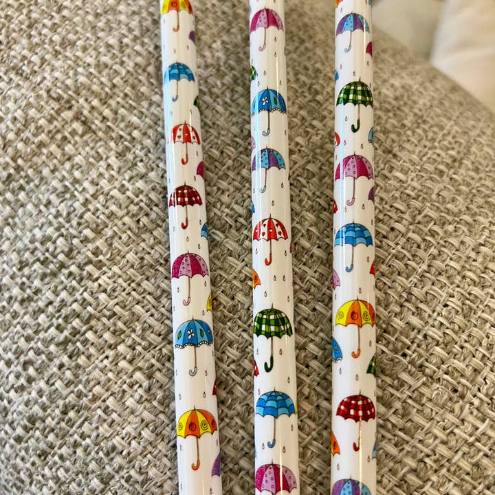 Olive Lane Accessories - Wholesale Drinking straw - White Umbrella Straw (40oz Tumbler)1