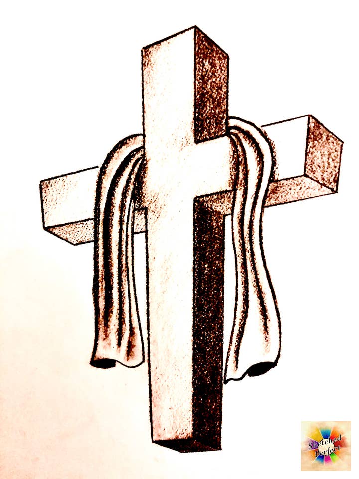 The Cross for wholesale by SKETCHED PERFECT DESIGNS, LLC