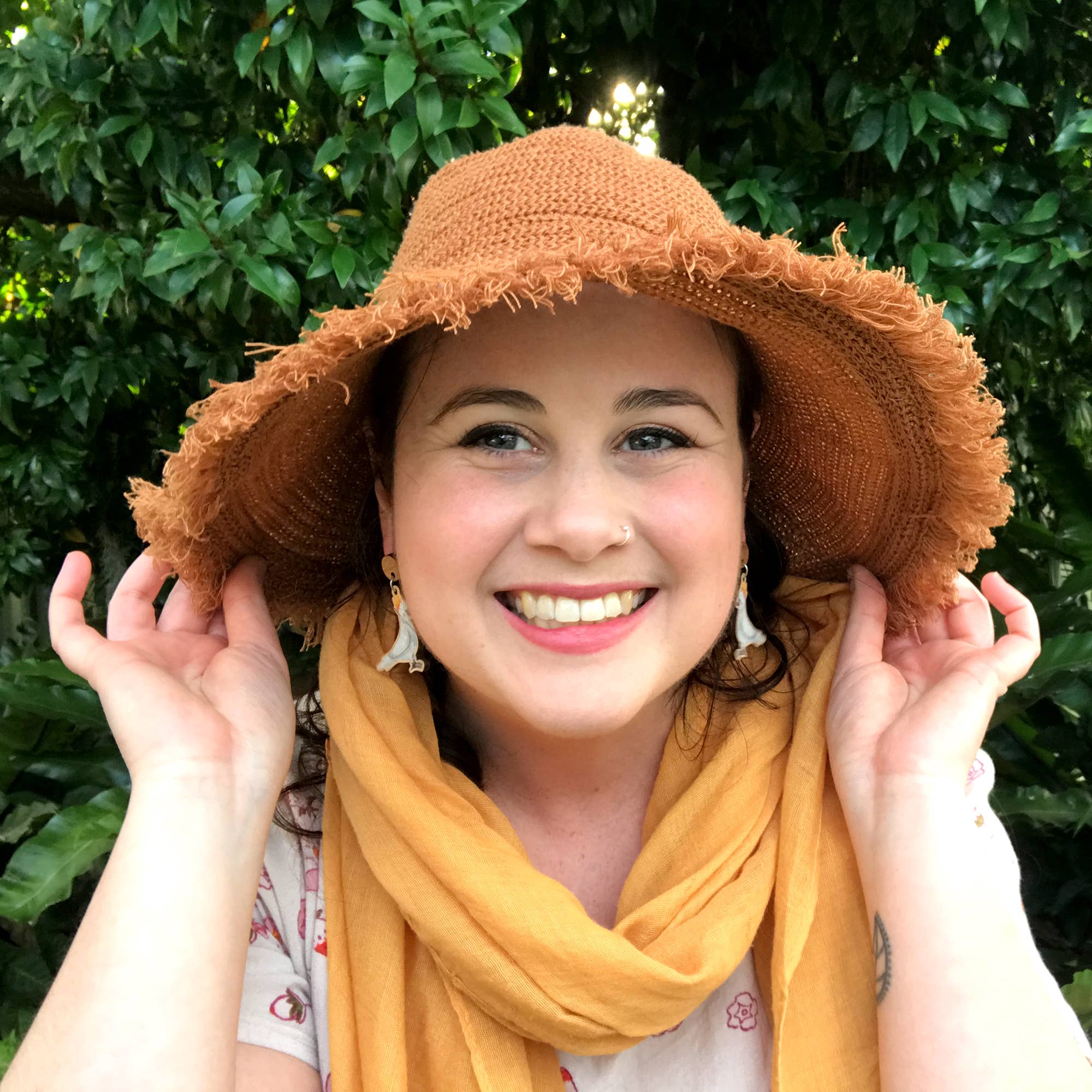 Stray Leaves – Brincos de argola por atacado – Brincos de madeira Cacatuo Australian Bird em madeira.3