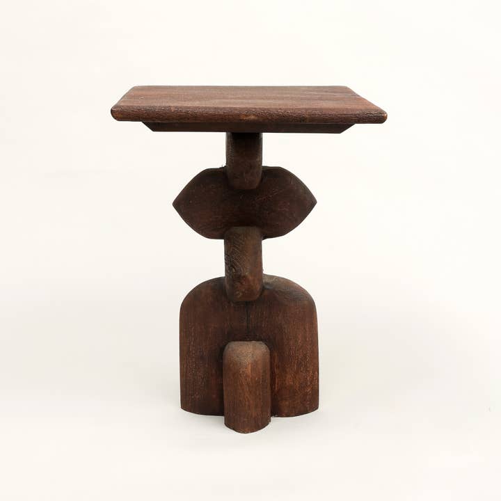 ExpoBazaar - Wholesale Side Table - Handcrafted Artisanal Solid Wood End Table-16X16X22"