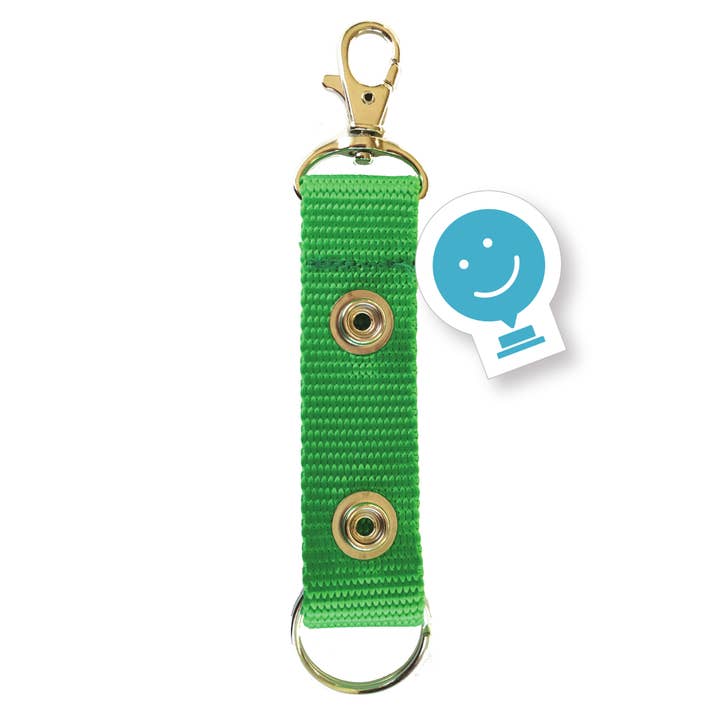 Portachiavi - Verde fluo per la vendita all'ingrosso da parte di ChattySnaps