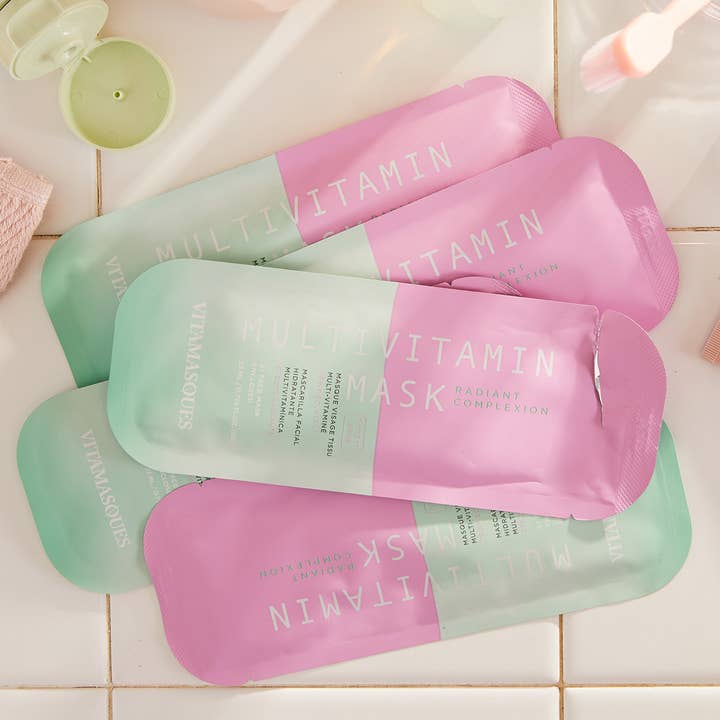 Vitamasques US - Wholesale Skincare Face Mask - 5-pack Multivitamin Face Sheet Mask2