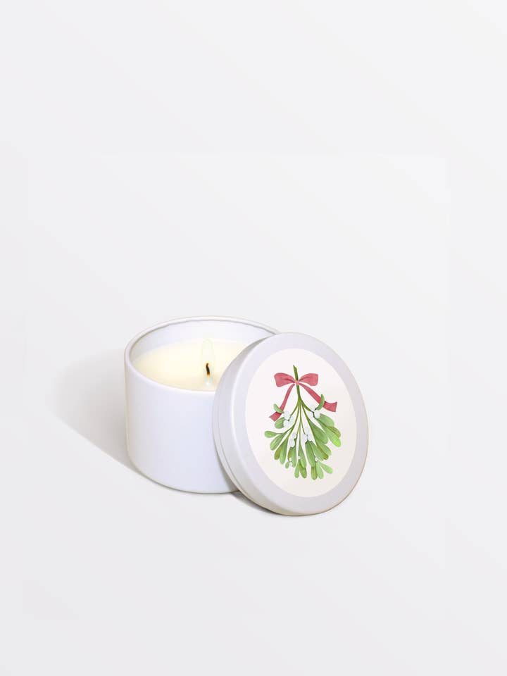 Urlaub Mistelzweig 4oz Mini-Dose für den Großhandel von L'Lune