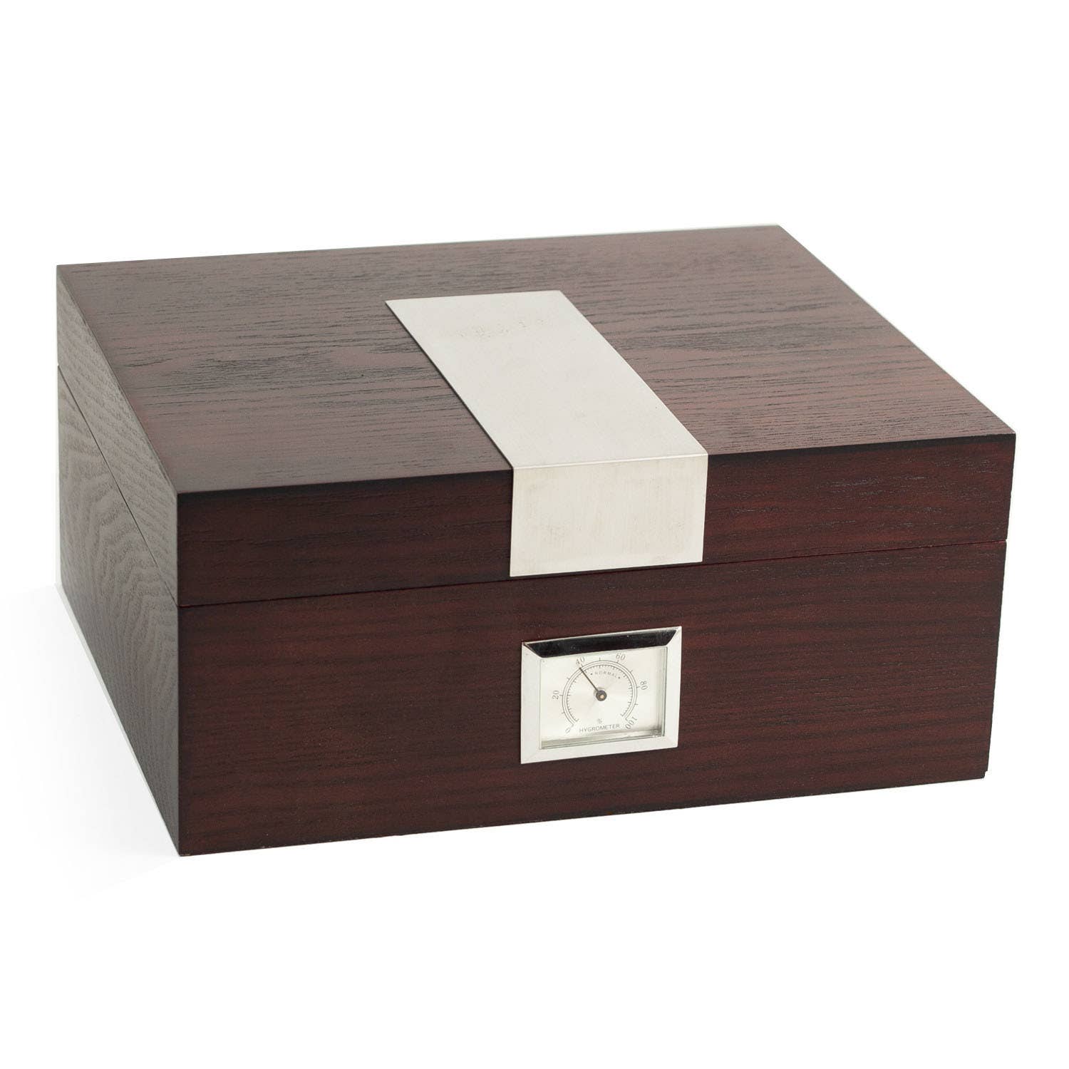 BeyBerk International - Wholesale Humidor/Cigar Accessory - 50 Cigar Espresso Wood Humidor0
