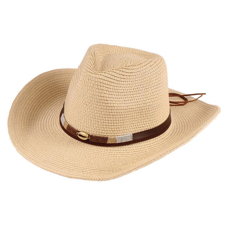 Sombrero Fedora Vaquero Occidental de Trenzado de Papel 1350 Primavera para venta al por mayor de Jeanne Simmons Accessories