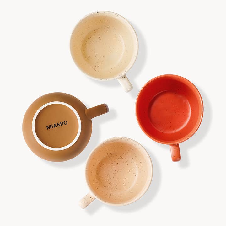 MIAMIO - Wholesale Coffee Mug - Coffee Mug Set Aura Collection (4 x 450 ml)10