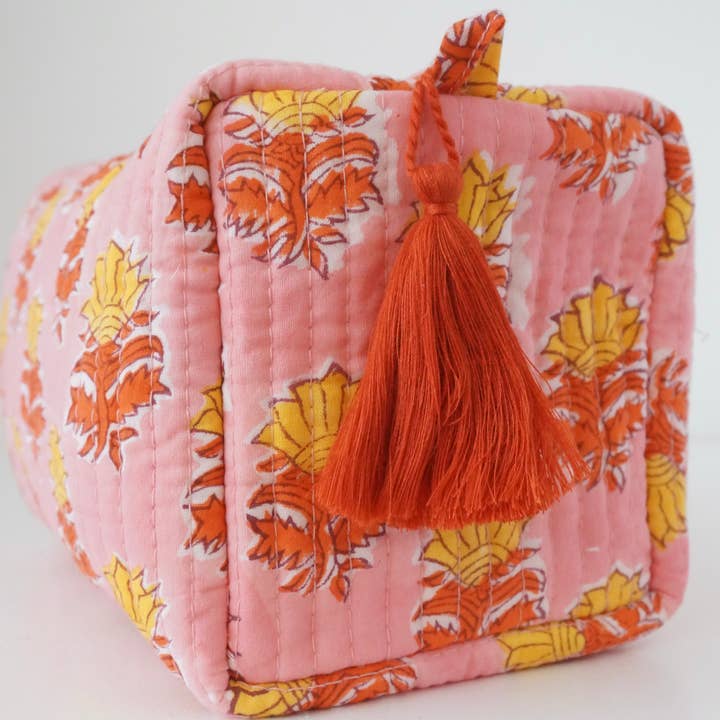 Claire Beaugrand - Wholesale Toiletry Bag - Women's - Printed cotton toiletry bag No. 66