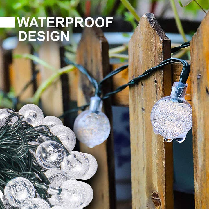 Mtistanbul LTD – wholesale String lights – RGB Solar Garden Lights, Waterproof Crystal Ball Strings4