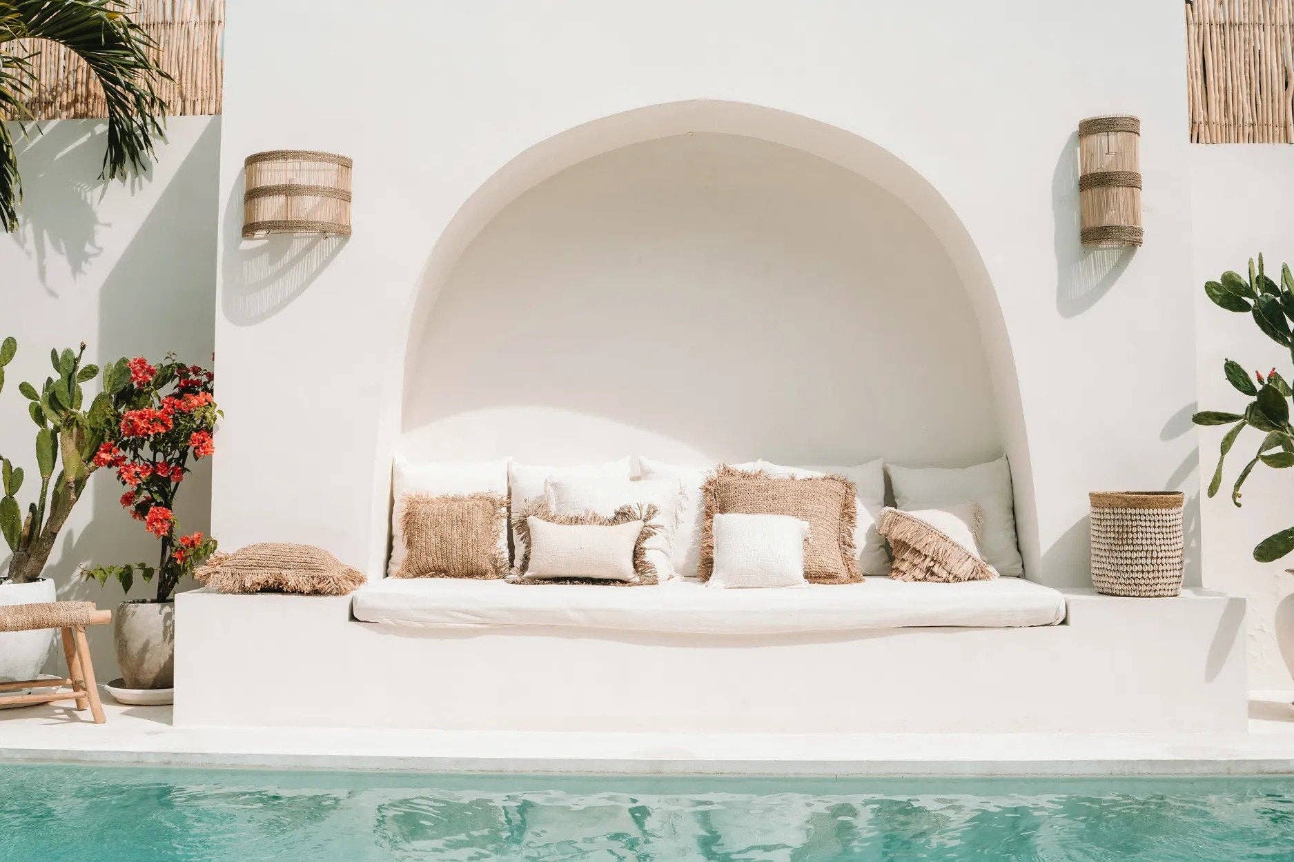 Bazar Bizar Living - Wholesale Lamp Shade - The Jalal Wall Applique - Natural - M5