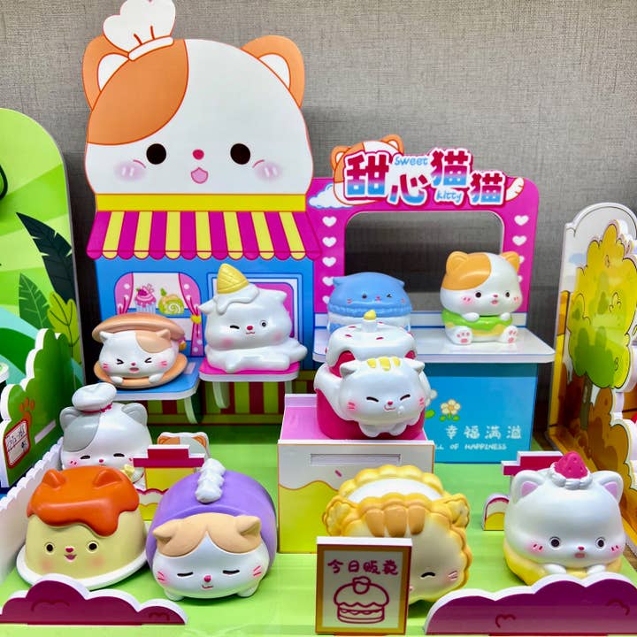 71202 Cat Dessert Figurine Blind Box-9 for wholesale by BCmini