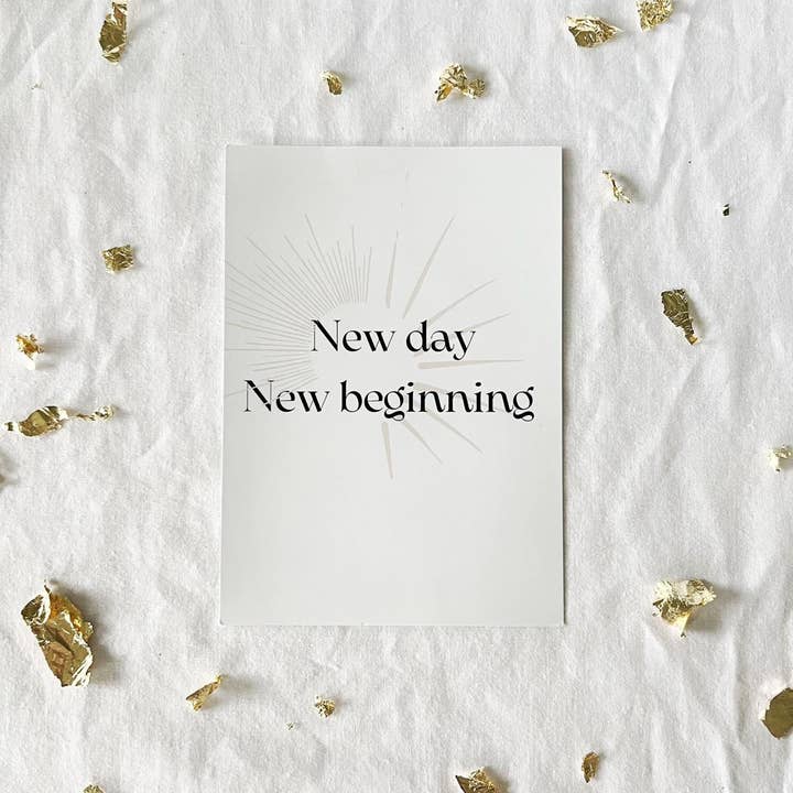 Alt/har - Vendita all'ingrosso Biglietti di incoraggiamento - Cartolina incoraggiante/Stampa - Nuovo giorno