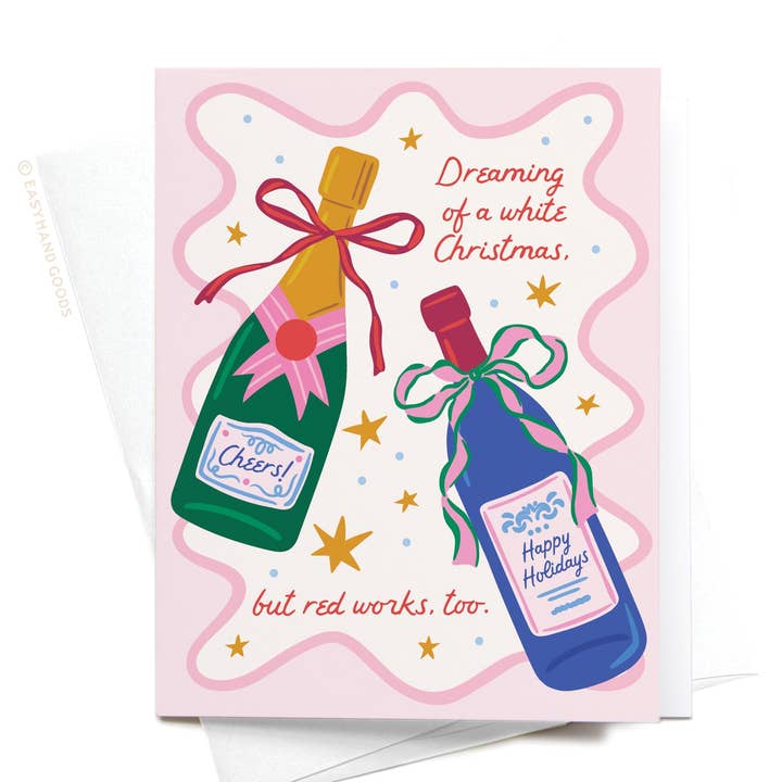 Dreaming of a White Christmas Greeting Card for wholesale by Easyhand Goods – formerly Onderkast
