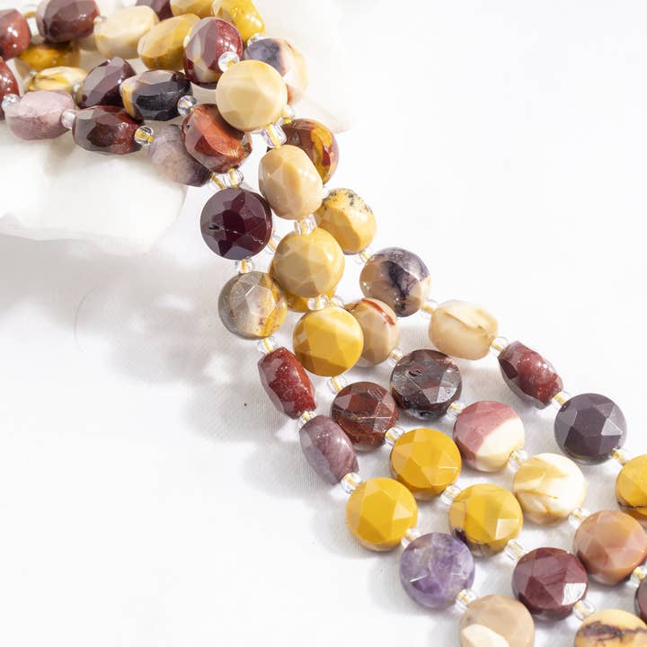 AK Healing Crystals - Wholesale Beads - Gemstone Disc Beads | Flat Crystal Beads | Heishi Disc Beads13