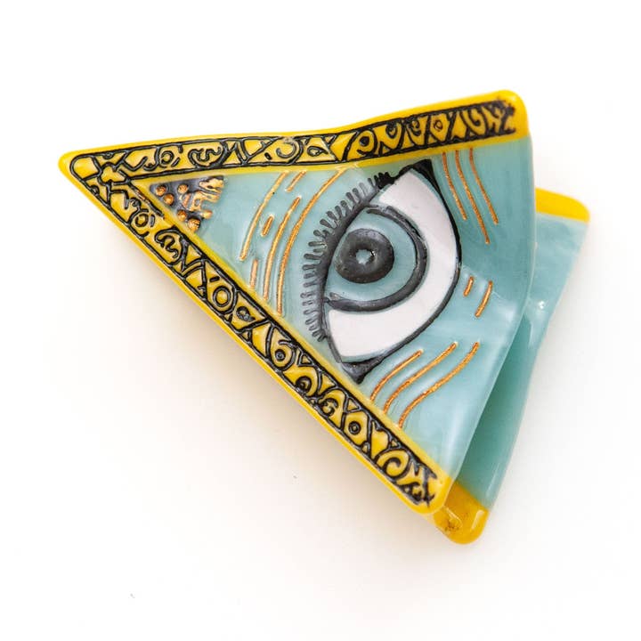 Evil Eye Hair Claw for wholesale by SOMETHING MINTY