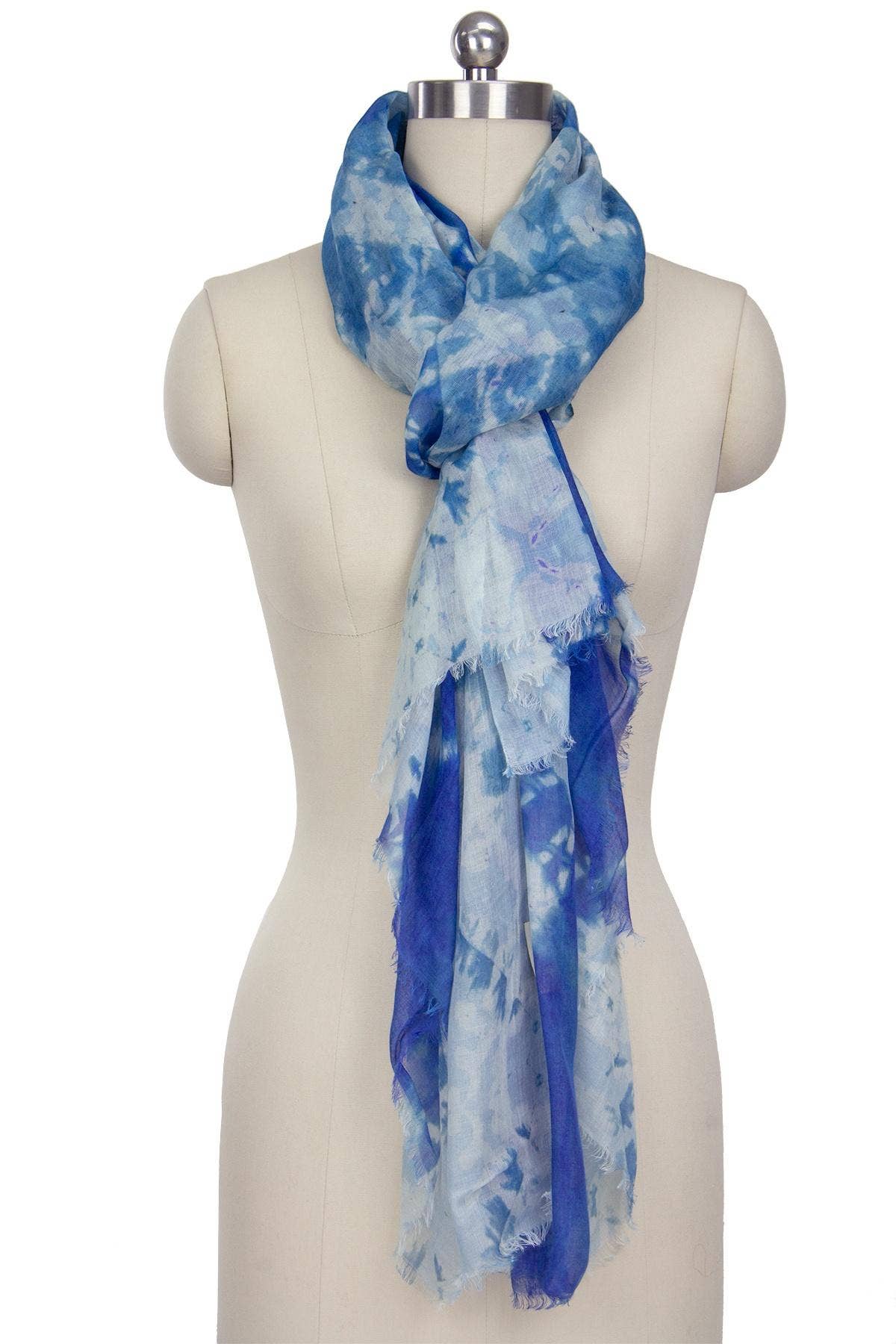 SAACHI – wholesale Scarf – Women's – Bandhani Geometric Printed Tie Dye Handmade Scarf1