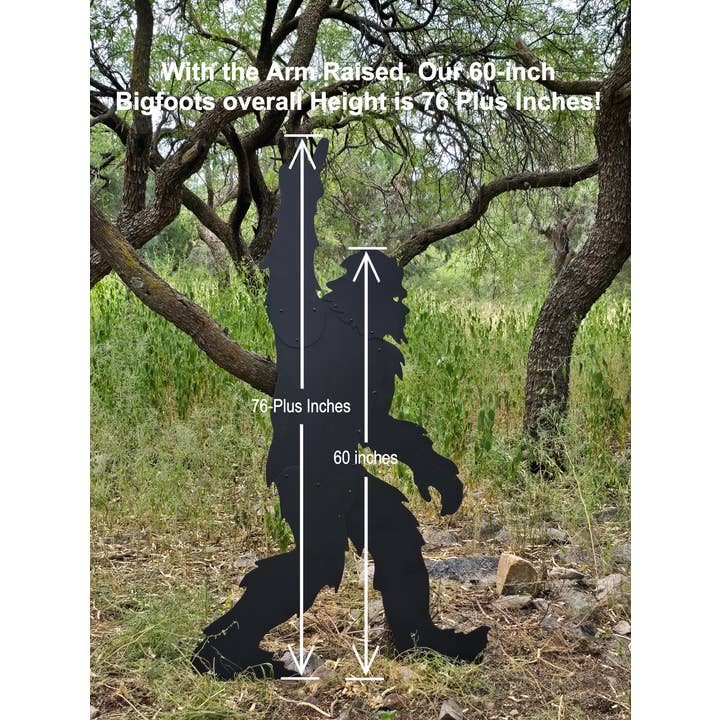 Crooks Designs - Wholesale Outdoor Ornament/Decor - Giant Bigfoot Statue, Available in 5, 6, and 7 Foot Sizes.12