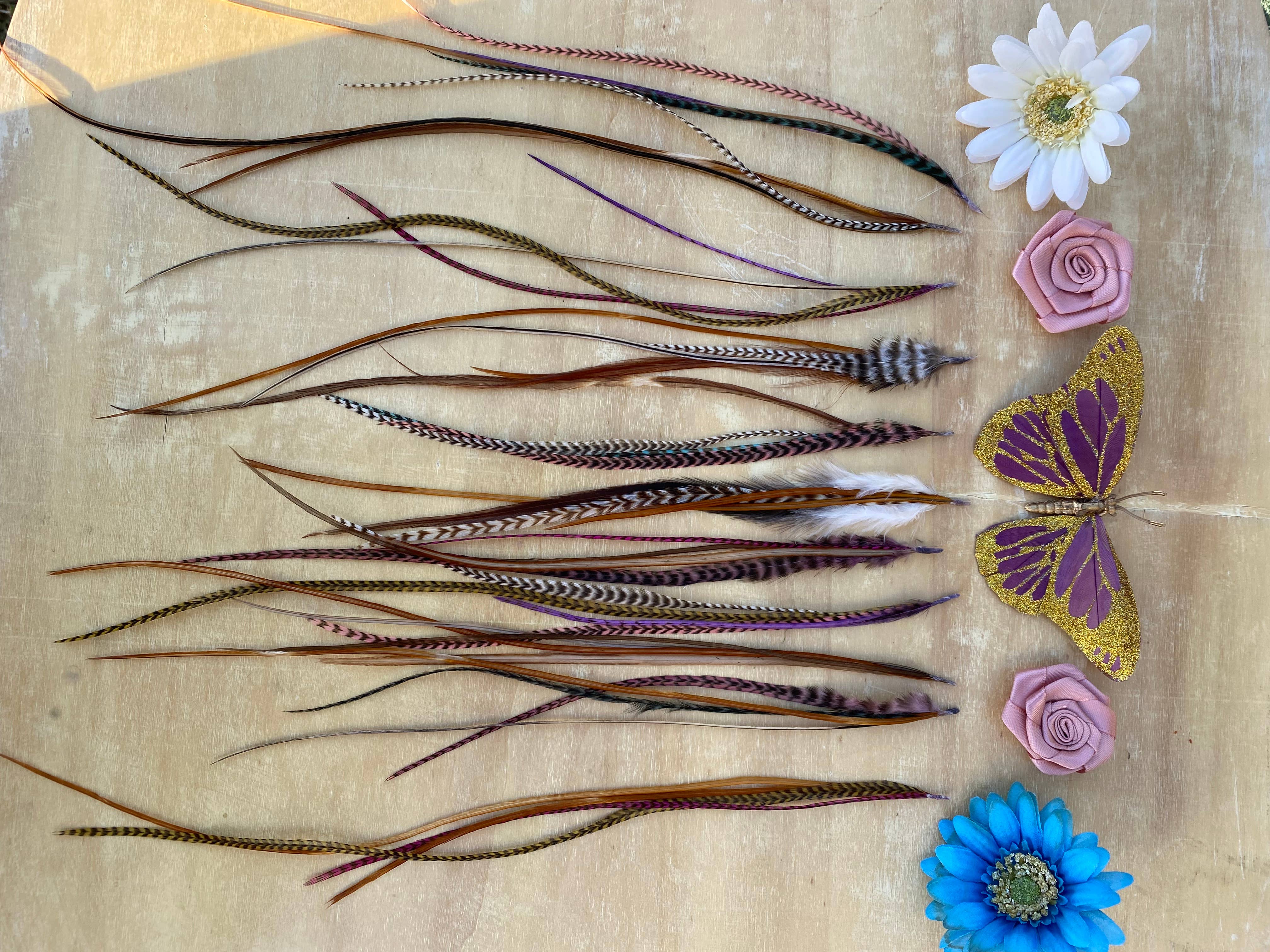 Sea Gypsy Designs - Wholesale Hair Extensions - FEATHER HAIR EXTENSION KIT (BEST SELLER) 🌼 boho hair 2