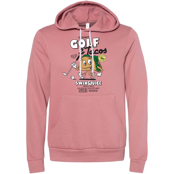 Chandail à capuchon unisexe Golf & Tacos The Sequel pour la vente par SwingJuice