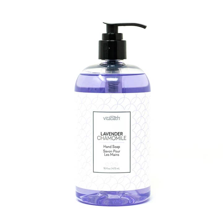 Lavender Chamomile Hand Soap 16 fl oz for wholesale by Vitabath