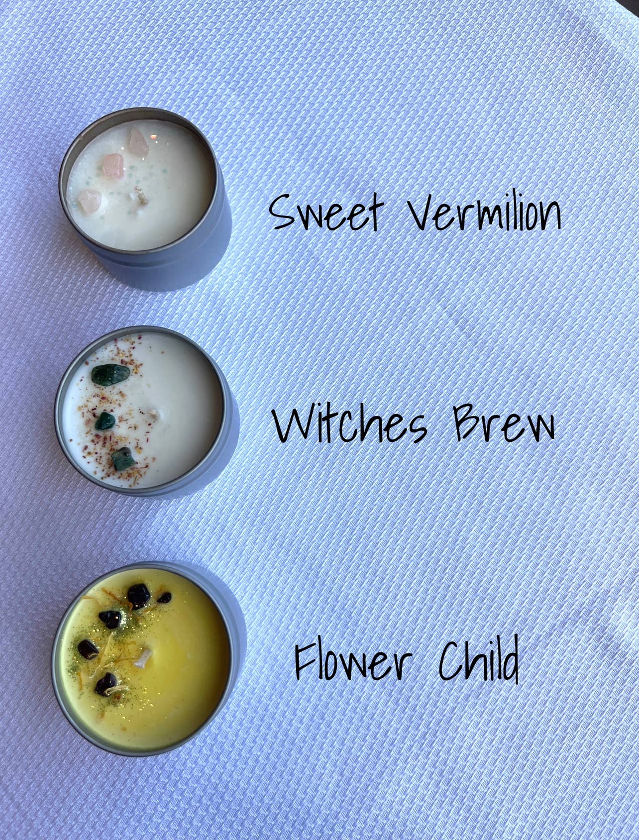 Sapphire & Sage - Wholesale Travel Candles - Unlabeled Crystal Candle Tins- Private Label Candle1