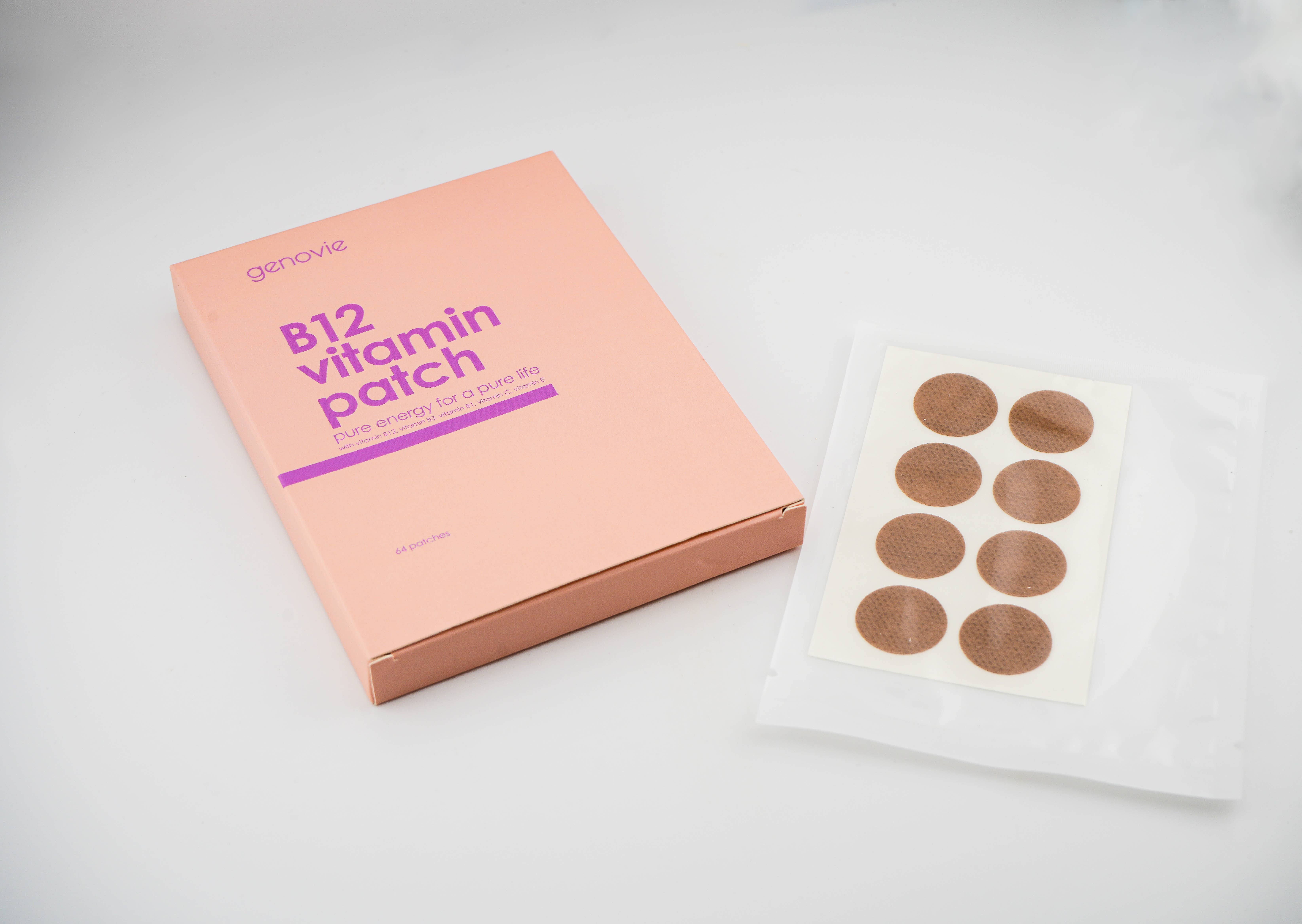 GenovieMD – wholesale Oral supplement/vitamin – B12 Vitamin Patch, 64 Patches/Pack,  Instant Vitamin Energy6