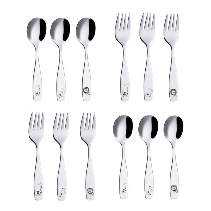 ANNOVA Kids Safe Silverware 12 Pieces Flatware Set Stainless Steel for wholesale by ANNOVA