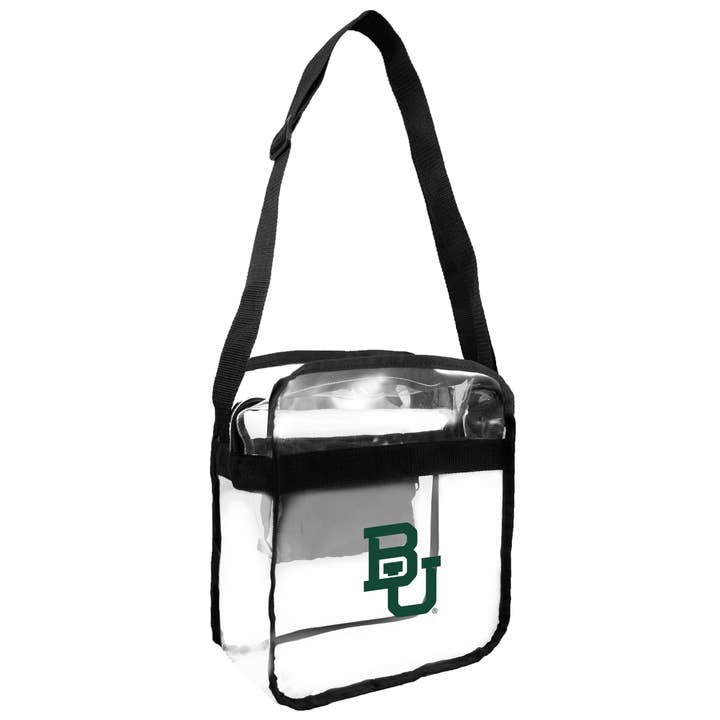 Little Earth Productions - Wholesale Crossbody Bag - Women's - NCAA Baylor Bears Clear Carryall Crossbody