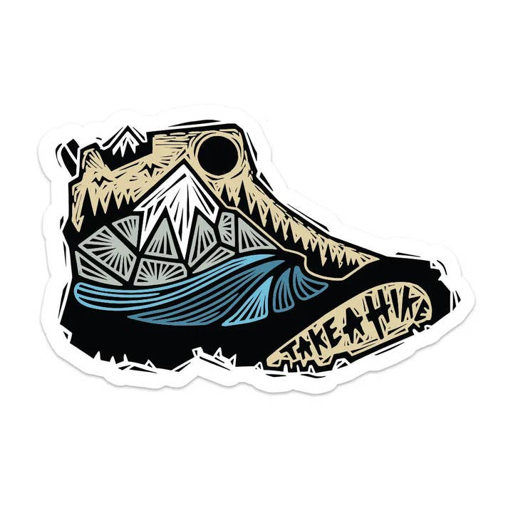 Take A Hike Sticker for wholesale by Woosah Outfitters