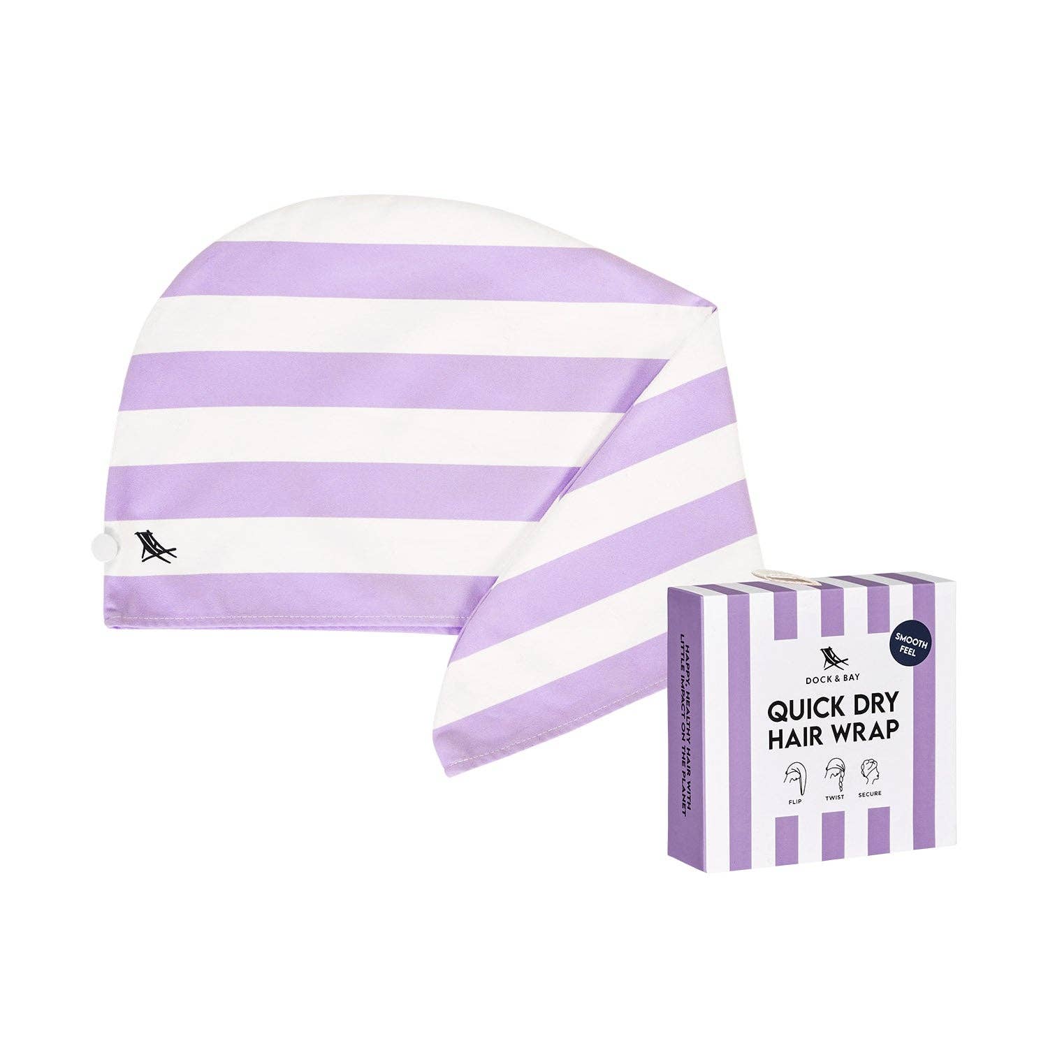 Dock & Bay UK - Wholesale Hair Towel/Wrap - Dock & Bay Hair Wraps - Lombok Lilac (New Box)14