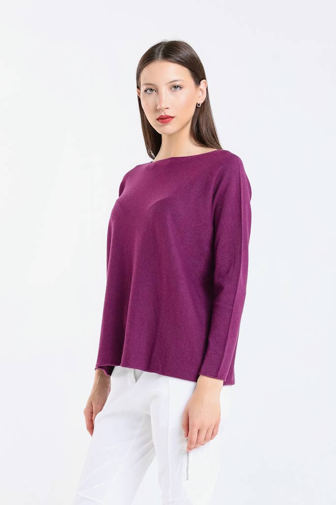 TINA Stephens Italy/Tees By Tina - Wholesale Knit Sweater - Women's - Laurin Seriously Soft Jewel Neck Sweater (BLS425)22