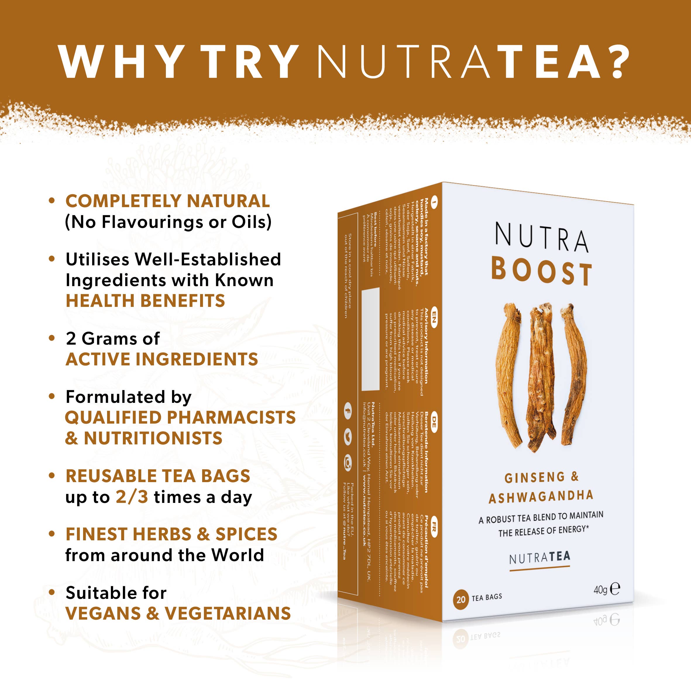NutraTea – wholesale Health/detox tea – Nutra Boost Herbal Tea2