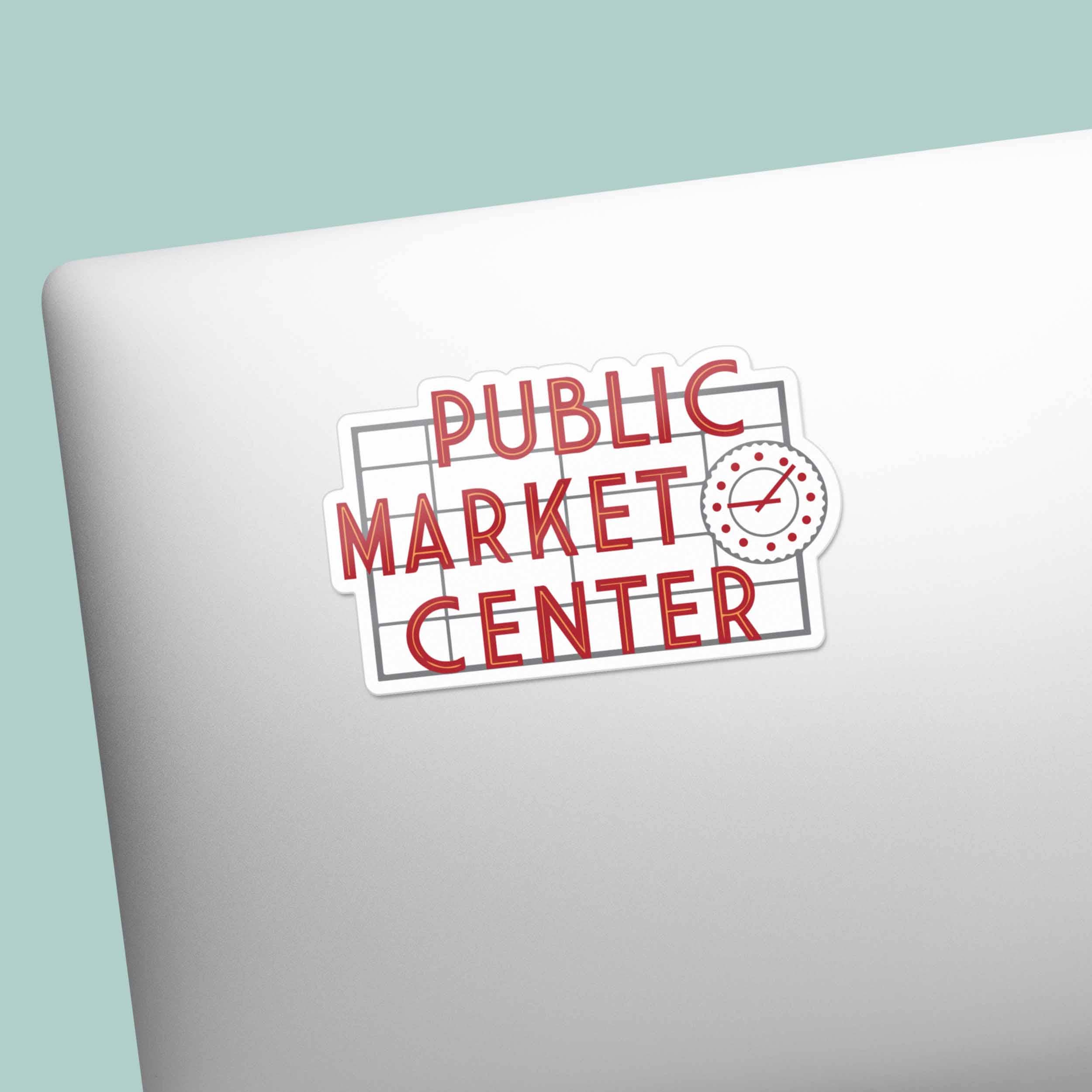 Sentinel Supply - Wholesale Sticker - Pikes Place Public Market Seattle Sticker3