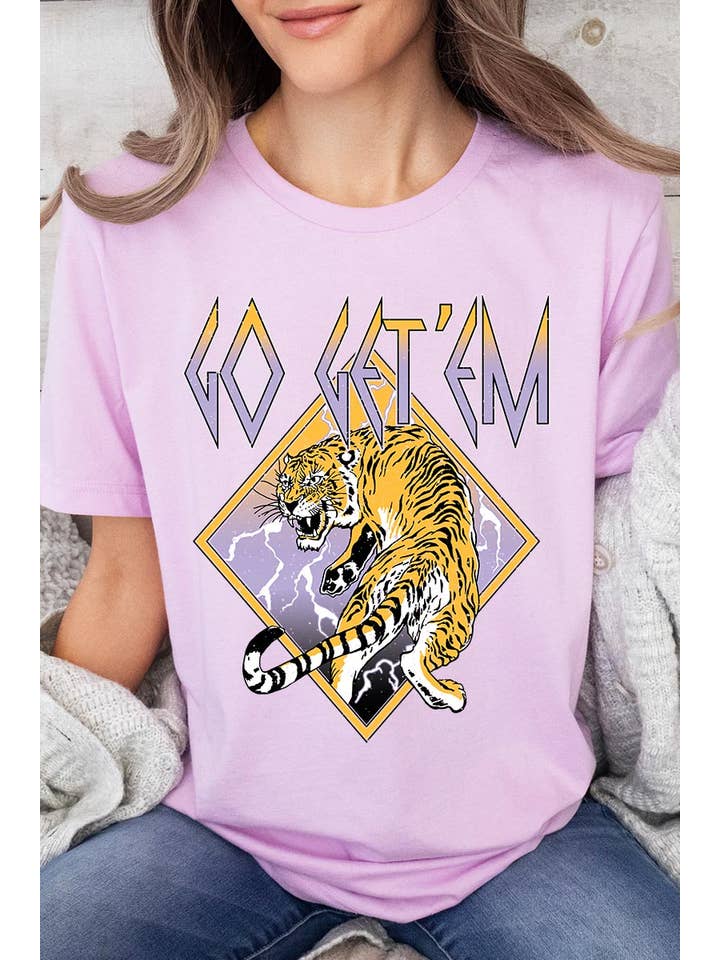 COLORBEAR - Wholesale T-Shirt (Graphic) - Unisex - Go Get'em Tiger Graphic Tee