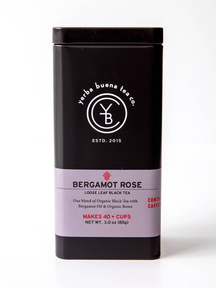 Bergamot Rose | Organic Black Tea | Floral Earl Grey for wholesale by Yerba Buena Tea Co.
