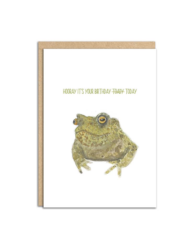 Verjaardag pad kaart voor wholesale door Sarah Maddox Art & Design