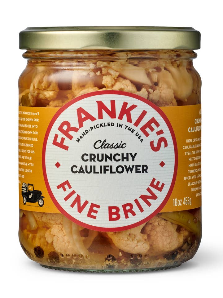 Frankie's Crunchy Cauliflower (6 x 16oz) for wholesale by Frankie's Fine Brine