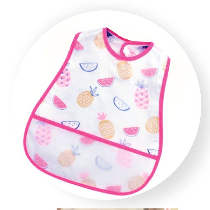 BIBMIX_PARTI 6 PLASTFÖRKLÄDE MED FICKA för wholesale av WOWBABY PRODUCTS