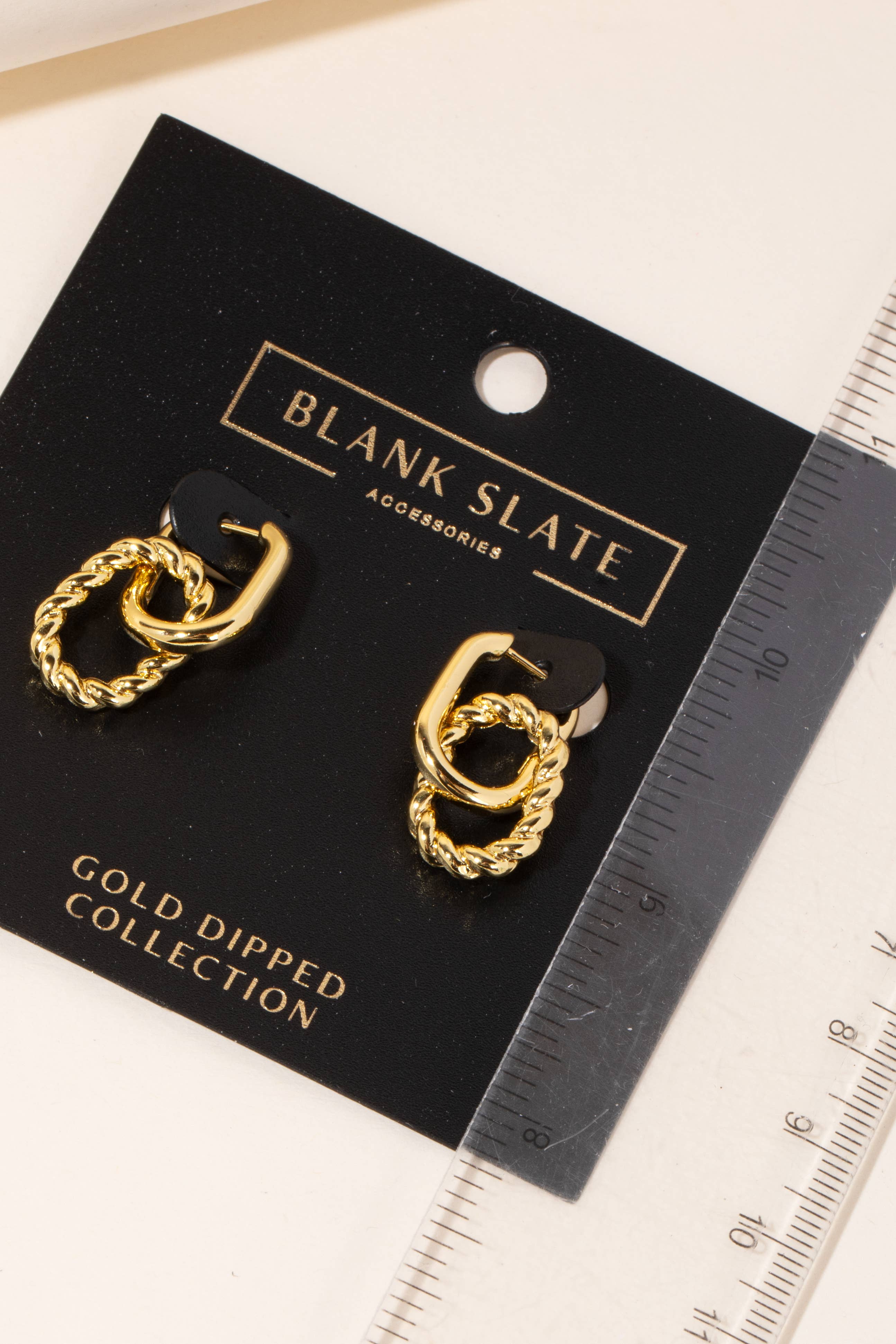 Anarchy Street – wholesale Hoop-örhängen – Gulddoppade länkade ovala ringörhängen1