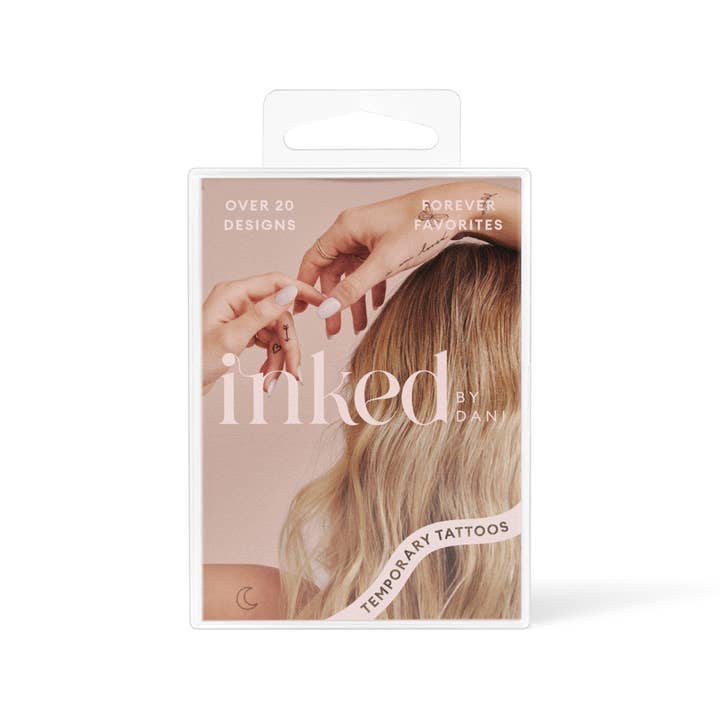 INKED by Dani - Wholesale Temporary Tattoo - Forever Favorites Temporary Tattoo Pack