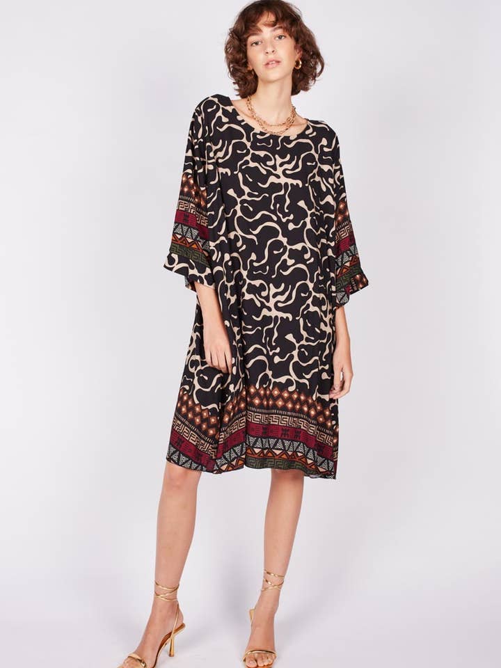 Printed Short Dress for wholesale by Dioxide