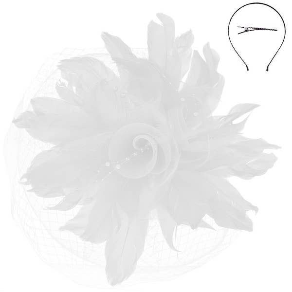 anbfashion - Wholesale Fascinator hat – Women's - DERBY STATEMENT FASCINATOR HEADBAND FASCINATOR HTH266714