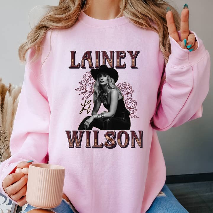 Sweat-shirt ras du cou - Tournée Tourbillon pour la vente par Days with Gray