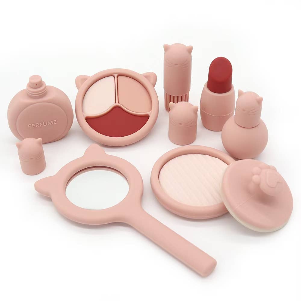 ToysLink - Wholesale Toy Set - Kids - Pink Silicone Makeup Playset Kit0