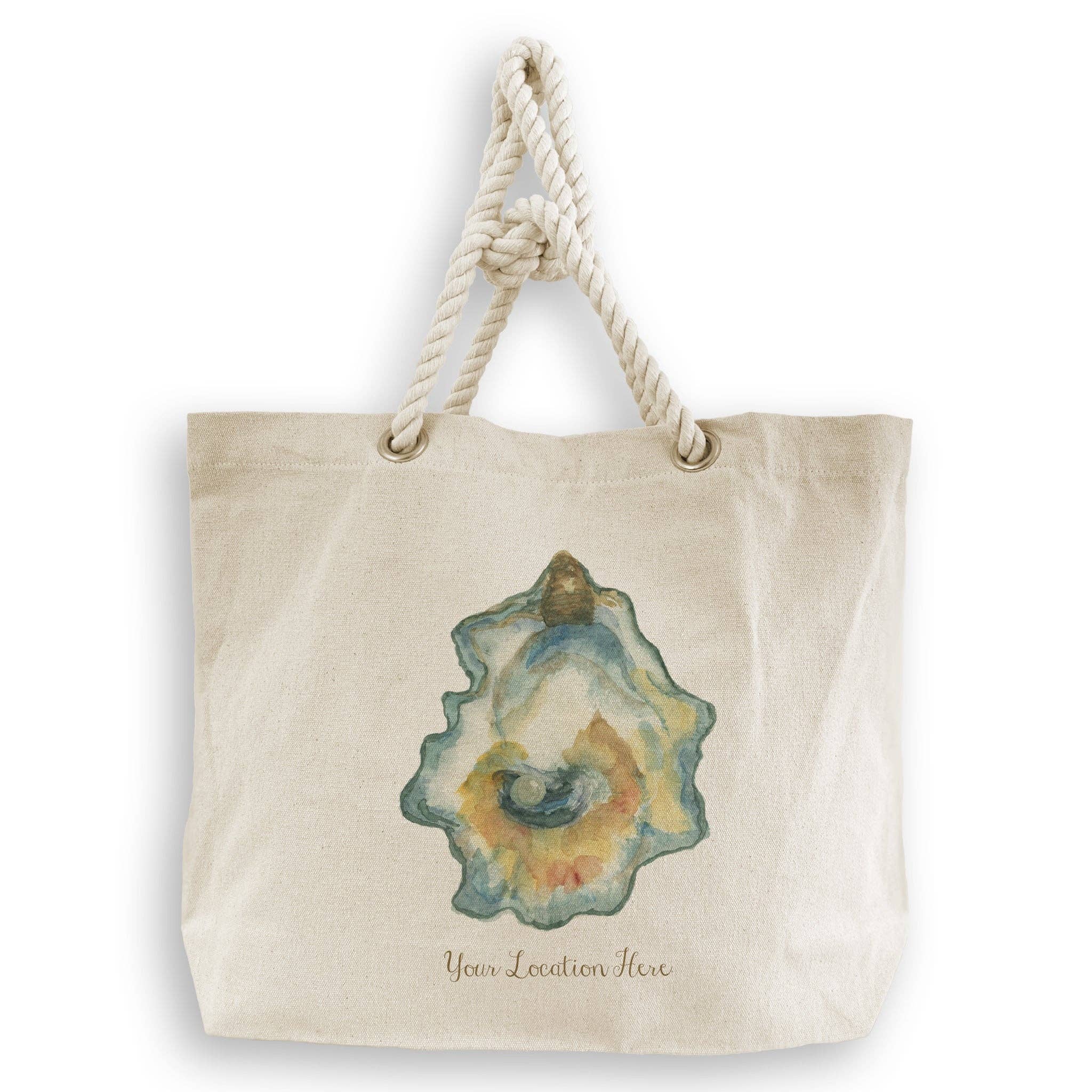 French Graffiti - Wholesale Tea Towel - Watercolor Oyster with Location6